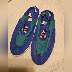 Vintage Disney Blue and Teal Water Shoes 8